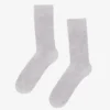 Chaussettes Classic Organic en coton bio - Mélange neige
