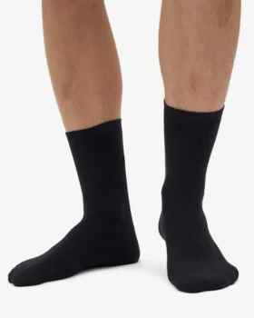 Chaussettes Classic Organic en coton bio – Noir intense