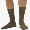 Chaussettes Classic Organic en coton bio - Olive poussiéreuse