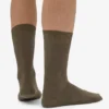 Chaussettes Classic Organic en coton bio - Olive poussiéreuse