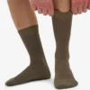 Chaussettes Classic Organic en coton bio - Olive poussiéreuse