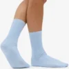 Chaussettes Classic Organic en coton bio pour femme - Bleu polaire