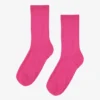 Chaussettes Classic Organic en coton bio pour femme - Rose bubble-gum