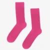 Chaussettes Classic Organic en coton bio - Rose bubble-gum