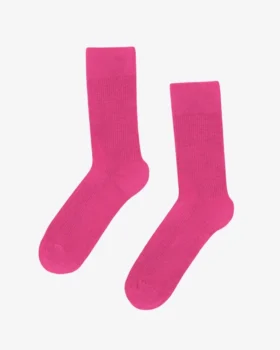 Chaussettes Classic Organic en coton bio - Rose bubble-gum