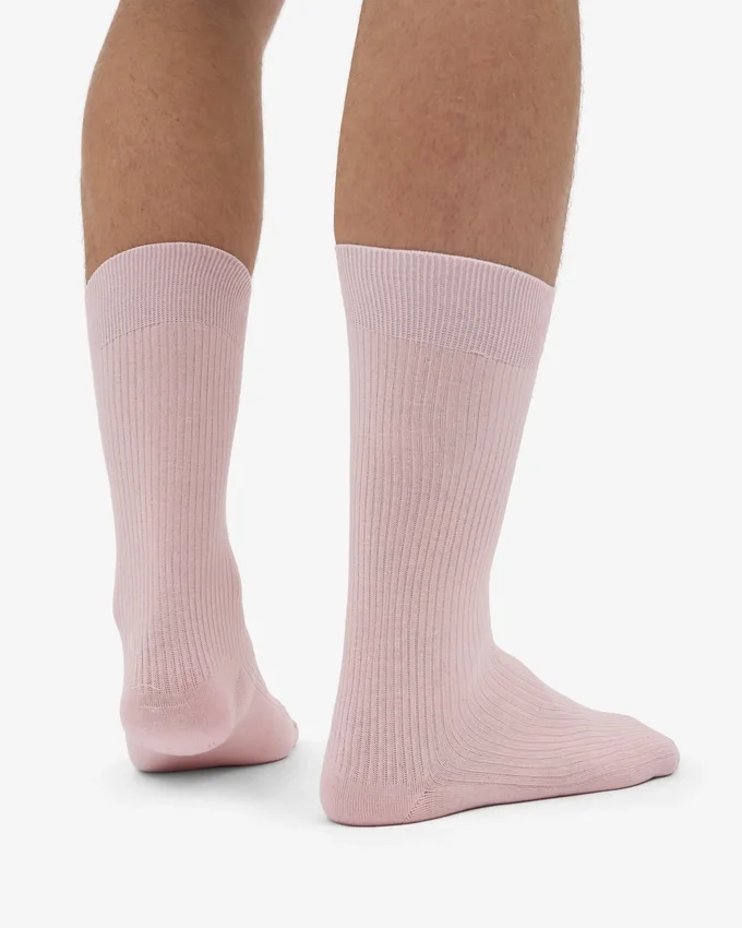 Chaussettes Classic Organic en coton bio - Rose délavé