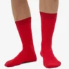 Chaussettes Classic Organic en coton bio - Rouge écarlate