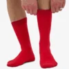 Chaussettes Classic Organic en coton bio - Rouge écarlate