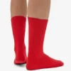 Chaussettes Classic Organic en coton bio - Rouge mandarine