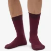 Chaussettes Classic Organic en coton bio - Rouge sang de bœuf