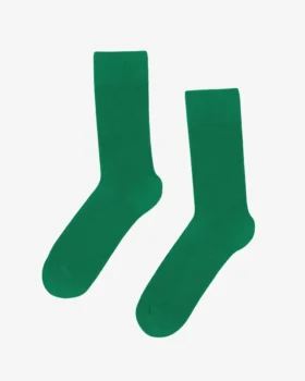 Chaussettes Classic Organic en coton bio - Vert Kelly