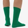 Chaussettes Classic Organic en coton bio - Vert Kelly