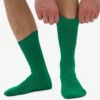 Chaussettes Classic Organic en coton bio - Vert Kelly