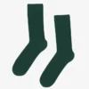 Chaussettes Classic Organic en coton bio - Vert émeraude