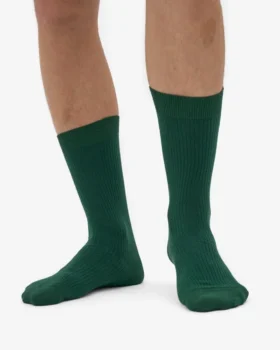Chaussettes Classic Organic en coton bio – Vert émeraude