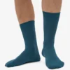 Chaussettes Classic Organic en coton bio - Vert océan