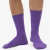 Chaussettes Classic Organic en coton bio - Violet ultra