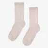 Chaussettes Classic Organic pour femme - Blanc ivoire