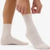 Chaussettes Classic Organic pour femme - Blanc ivoire