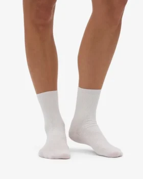 Chaussettes Classic Organic pour femme – Blanc optique