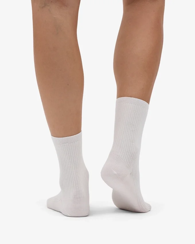 Chaussettes Classic Organic pour femme - Blanc optique
