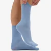 Chaussettes Classic Organic pour femme - Bleu acier