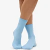 Chaussettes Classic Organic pour femme - Bleu bord de mer
