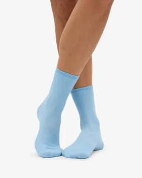 Chaussettes Classic Organic pour femme – Bleu bord de mer