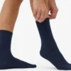Chaussettes Classic Organic pour femme - Bleu marine