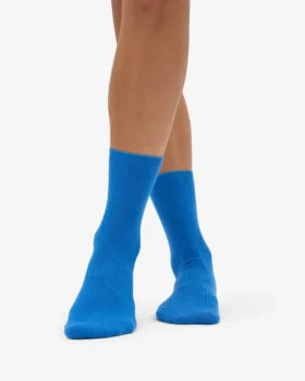 Chaussettes Classic Organic pour femme – Bleu Pacifique