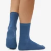 Chaussettes Classic Organic pour femme - Bleu pétrole