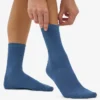 Chaussettes Classic Organic pour femme - Bleu pétrole