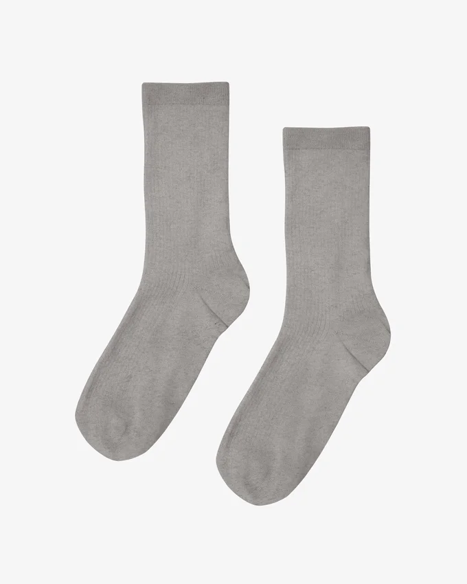 Chaussettes Classic Organic pour femme - Gris chiné