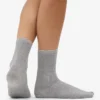 Chaussettes Classic Organic pour femme - Gris chiné
