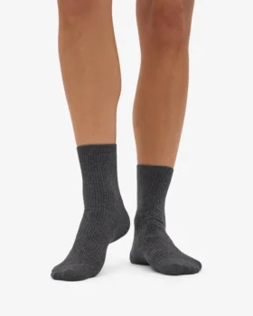 Chaussettes Classic Organic pour femme – Gris lave