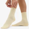 Chaussettes Classic Organic pour femme - Jaune pâle