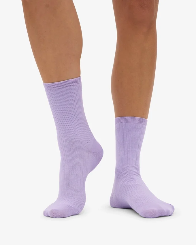 Chaussettes Classic Organic pour femme – Lavande douce