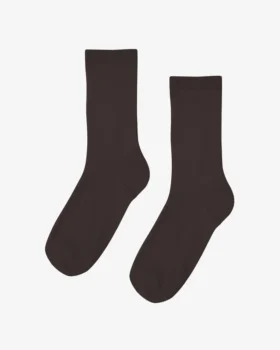 Chaussettes Classic Organic pour femme - Marron café