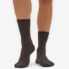 Chaussettes Classic Organic pour femme - Marron café