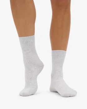 Chaussettes Classic Organic pour femme – Mélange neige