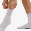 Chaussettes Classic Organic pour femme - Mélange neige