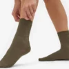 Chaussettes Classic Organic pour femme - Olive poussiéreux