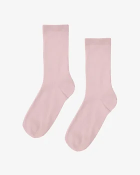 Chaussettes Classic Organic pour femme - Rose délavé