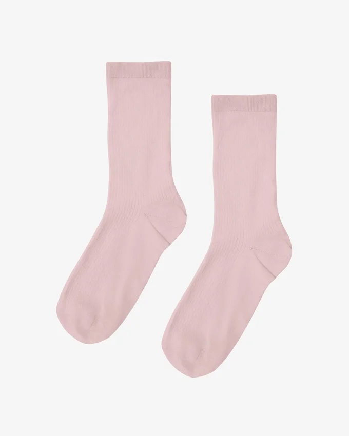 Chaussettes Classic Organic pour femme - Rose délavé