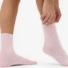 Chaussettes Classic Organic pour femme - Rose délavé