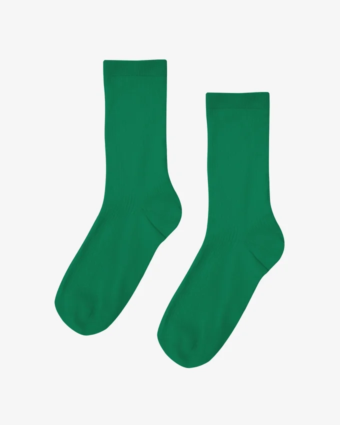 Chaussettes Classic Organic pour femme - Vert Kelly
