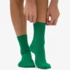 Chaussettes Classic Organic pour femme - Vert Kelly