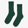 Chaussettes Classic Organic pour femme - Vert émeraude