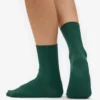 Chaussettes Classic Organic pour femme - Vert émeraude