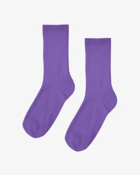 Chaussettes Classic Organic pour femme - Violet ultra